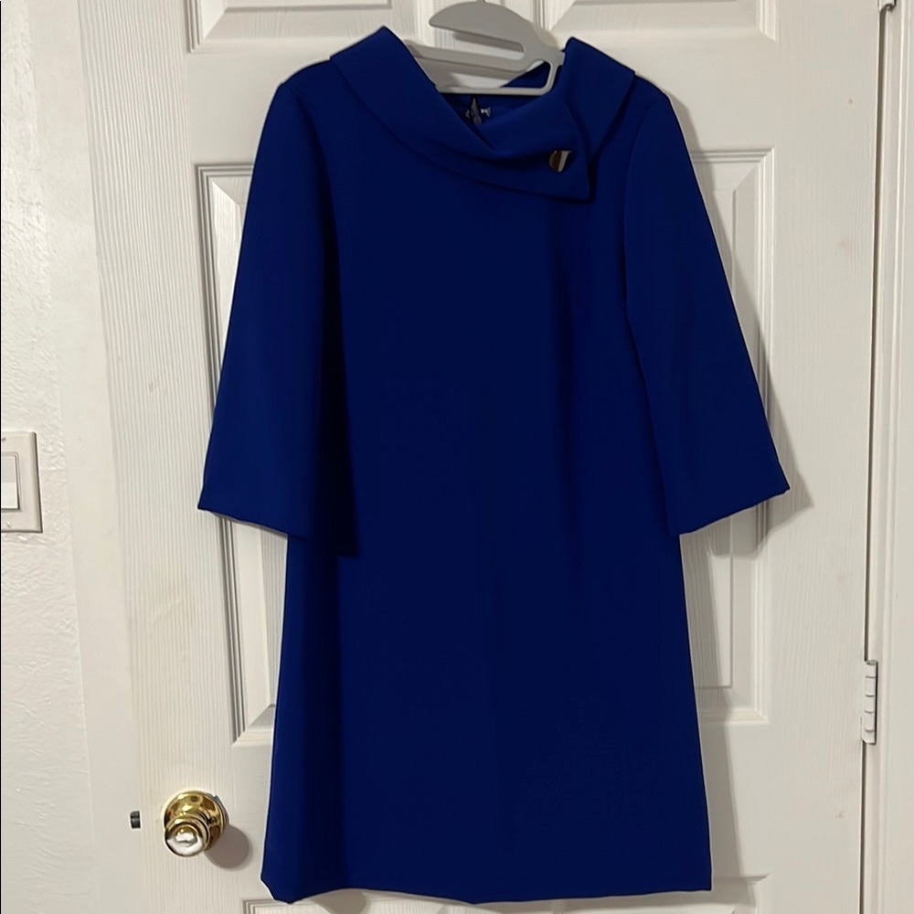 TAHARI Blue Dress